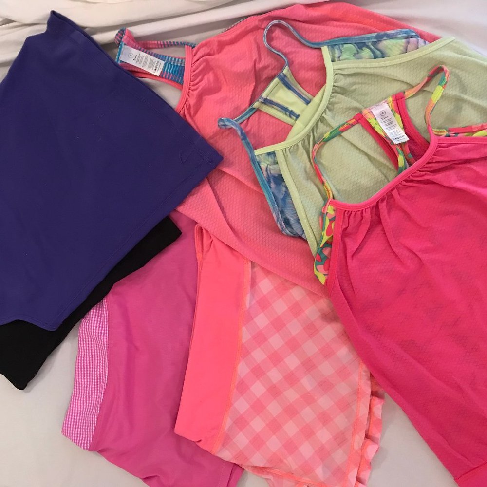 Ivivva Girls Size 8 Clothing Lot